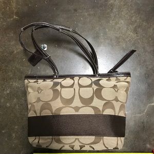 Brown/Tan Coach Handbag